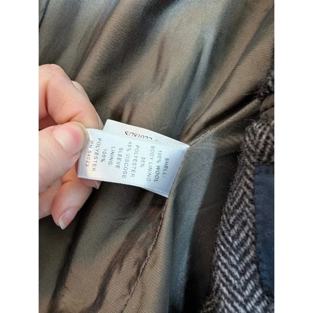 Banana Republic Blazer Mens 40RS Tailored‎ Fit Wool Military Epaulette Jacket